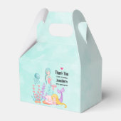 海の水彩下の人魚とクラゲ フェイバーボックス (正面サイド)