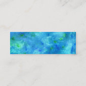 海の水彩画の名刺 スキニー名刺 (裏面)