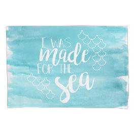 海の水彩画の枕箱のために作られる 枕カバー