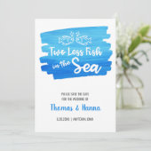 海の水彩魚二匹減る ウェディング セーブ T セーブザデート (スタンド正面)