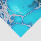 海の沈殿物の碧玉の熱帯オーシャンブルー 薄葉紙 (詳細)
