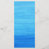 海の沿岸の魚の二つ減りビーチ結婚式 メニュー (裏面)