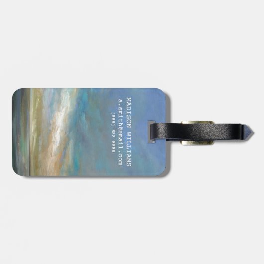 海の沿岸雲 ラゲッジタグ (裏面横)