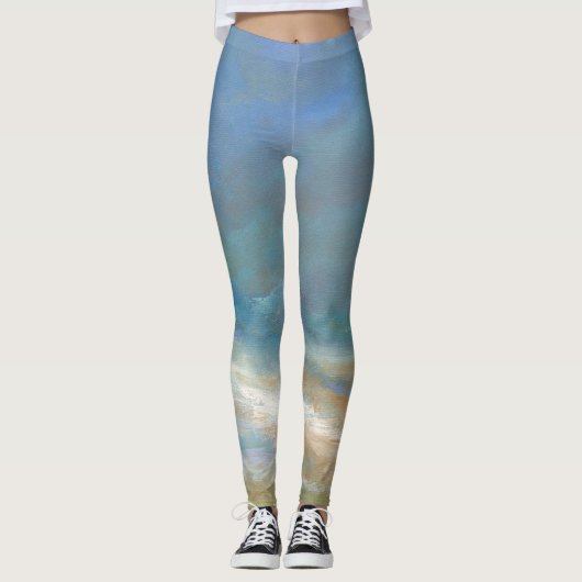 海の沿岸雲 レギンス (正面)