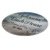 海の泡海波家族の名前キープサケ カッティングボード (角)