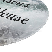 海の泡海波家族の名前キープサケ カッティングボード (角)