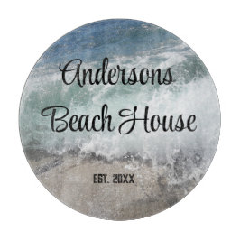 海の泡海波家族の名前キープサケ カッティングボード