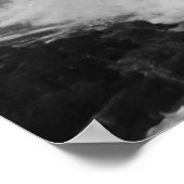 海の波がキラウエアの絶壁で ポスター (角)