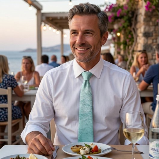 海の波のそよ風 ネクタイ