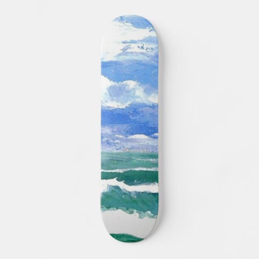 海の波のスケートボードのデッキのデザインの覚醒 スケートボード (正面)