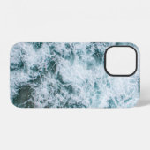 海の波の上からの眺め iPhoneケース (裏面横)
