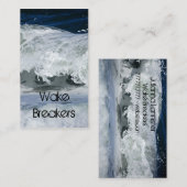 海の波の名刺 名刺 (正面/裏面)