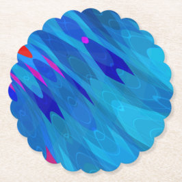 海の波紋 ペーパーコースター