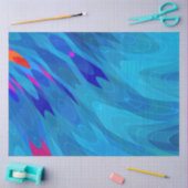 海の波紋 薄葉紙 (クラフト)