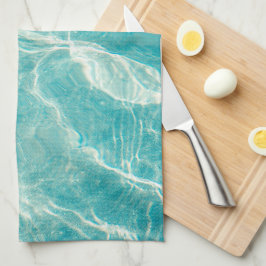 海の波 キッチンタオル
