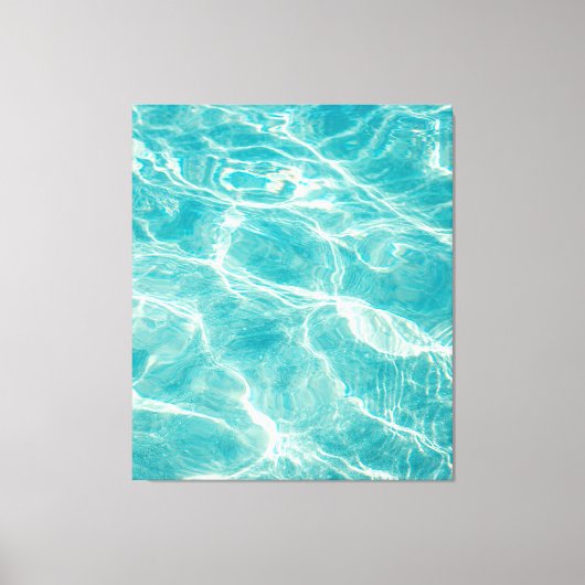 海の波 キャンバスプリント (正面)