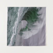 海の波 タペストリー (正面(横))