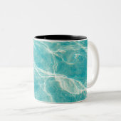 海の波 ツートーンマグカップ (正面右)