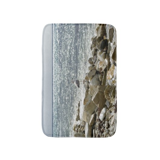 海の波 バスマット (正面縦)