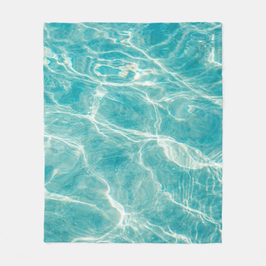 海の波 フリースブランケット (正面)