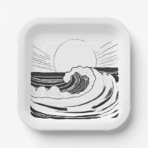 海の波