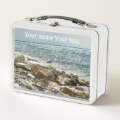 海の波 メタルランチボックス (正面)