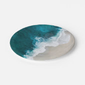 海の波 – モルディブショア ペーパープレート (アングル)