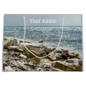 海の波 ラージペーパーバッグ (正面)