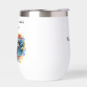 海の波、ワインの抱擁 (左面)