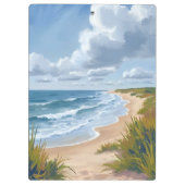 海の波 | 海岸のビーチアート クリップボード (裏面)