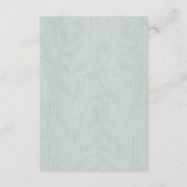 海の波 砂浜 ビーチ アドバイス ママ ベイビーシャワー エンクロージャーカード (裏面)