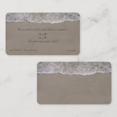 海の流れ与えのギフト エンクロージャーカード (正面/裏面)