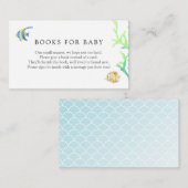 海の海の下にベビーの囲いカード エンクロージャーカード (正面/裏面)