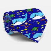海の海の生命の下 ネクタイ (ロール)