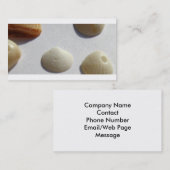 海の海の貝の名刺 名刺 (正面/裏面)