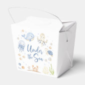 海の海動物の誕生日パーティーの下 フェイバーボックス (裏面サイド)