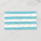 海の海水の下で赤ちゃんシャワーおむつ エンクロージャーカード (裏面)