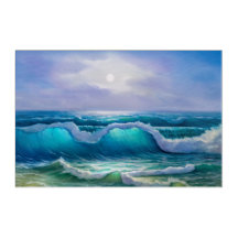 海の海絵画のLgで。アクリルアート