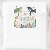 海の海誕生会の好意の下 スクエアシール (バッグ)