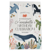 海の海誕生会の好意の下 ミディアムペーパーバッグ (裏面)