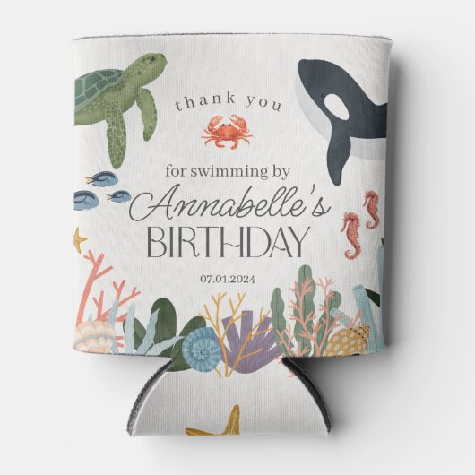 海の海誕生会の好意の下 缶クーラー (正面)