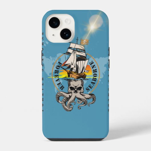 海の海賊 |  iPhoneケース (裏面)