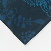 海の深い フリースブランケット (角)