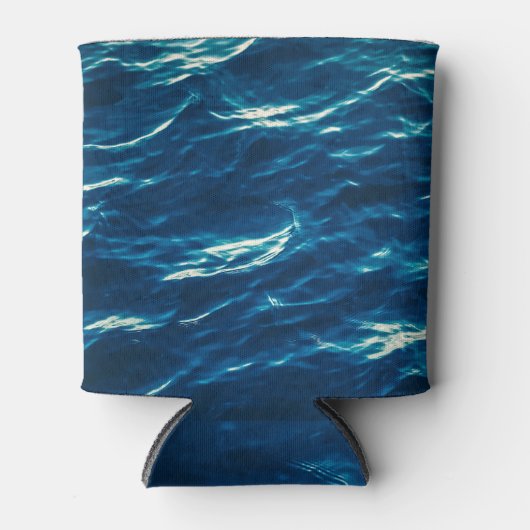 海の深さ：深いブルー謎 缶クーラー (正面)