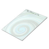 海の渦巻き裂けオフのカスタムノートパッド~2サイズ ノートパッド (アングル)