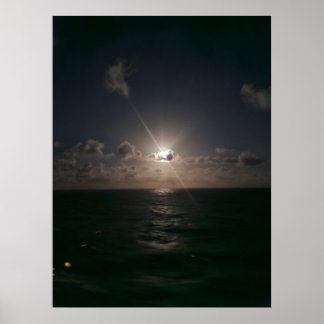 海の満月 ポスター