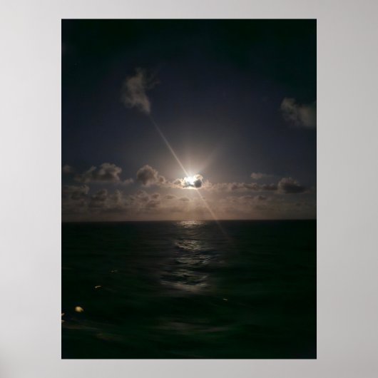 海の満月 ポスター (正面)