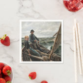 海の漁師と娘(アルバート・エーデルフェルト) スタンダードカクテルナプキン (インサイチュ)
