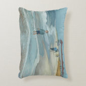 海の灰色の裏付けによるSt Mary アクセントクッション (正面(垂直))