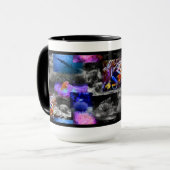 海の熱い飲料のマグの下 マグカップ (正面左)